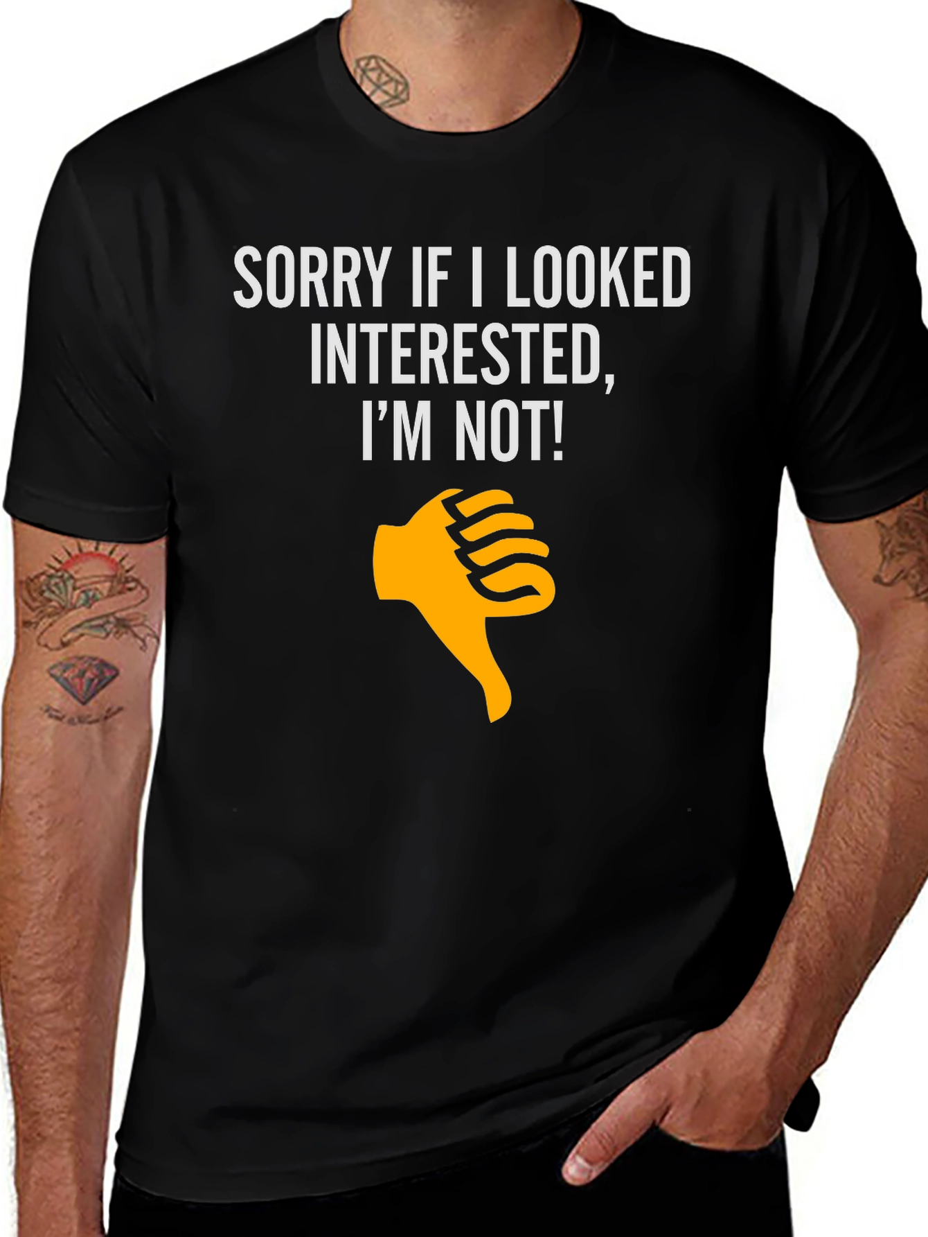 Funny Not Interested T-Shirt
