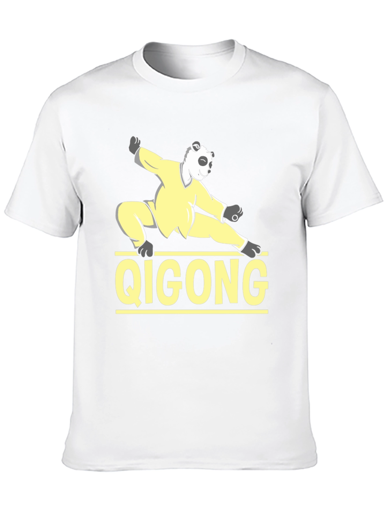 Panda Qigong Black T-Shirt