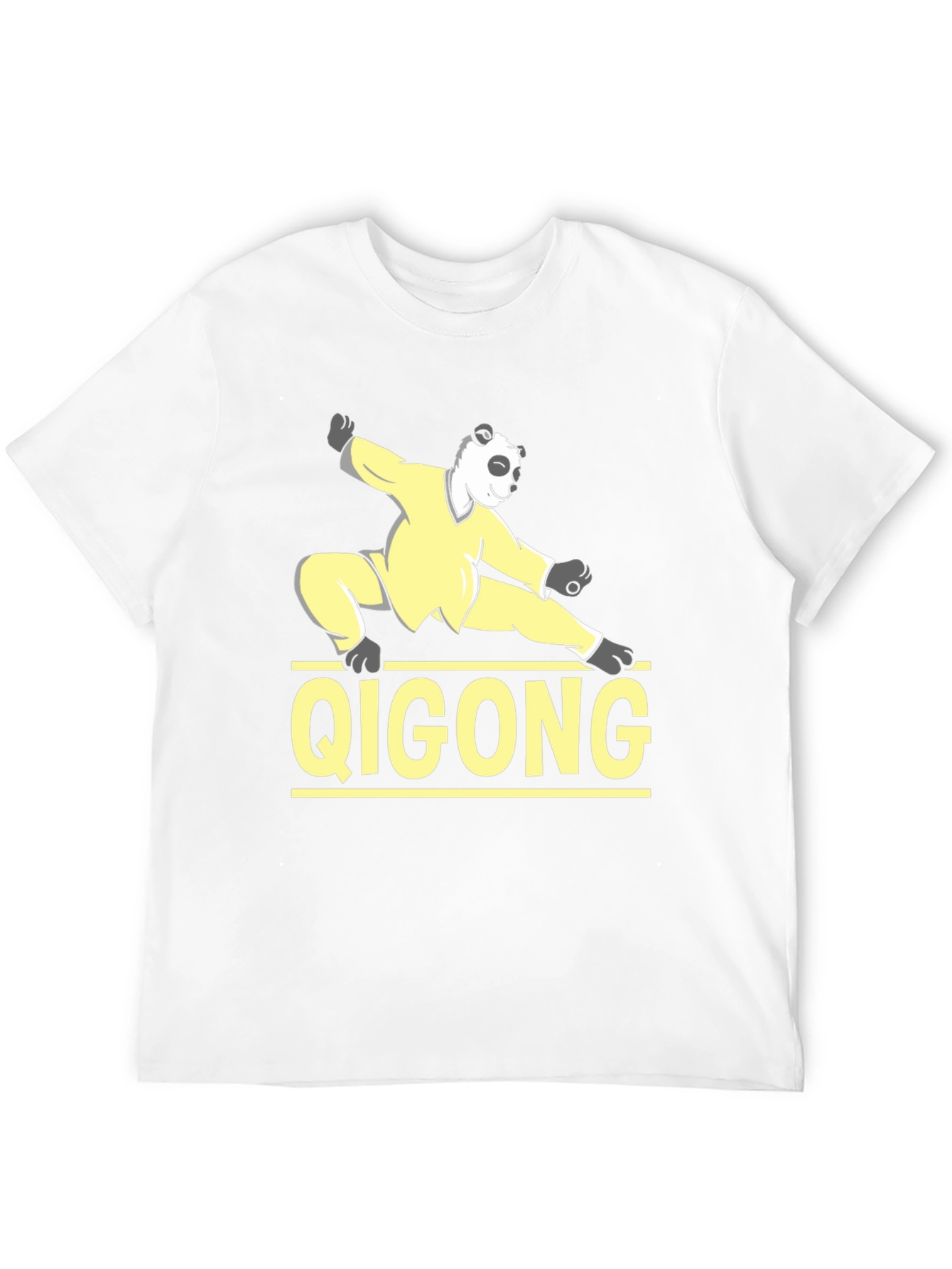 Panda Qigong Black T-Shirt