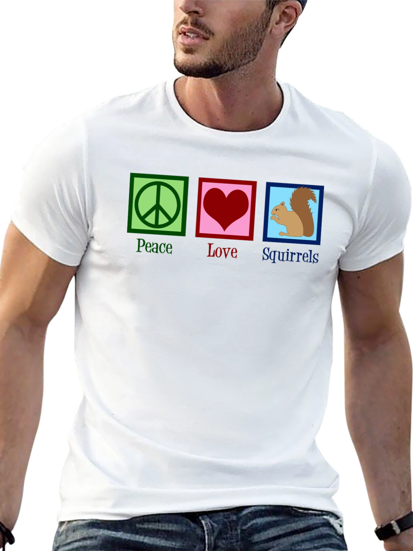 Peace Love Squirrels T-Shirt