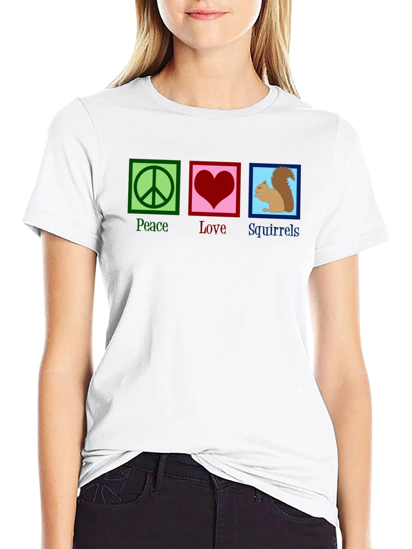 Peace Love Squirrels T-Shirt