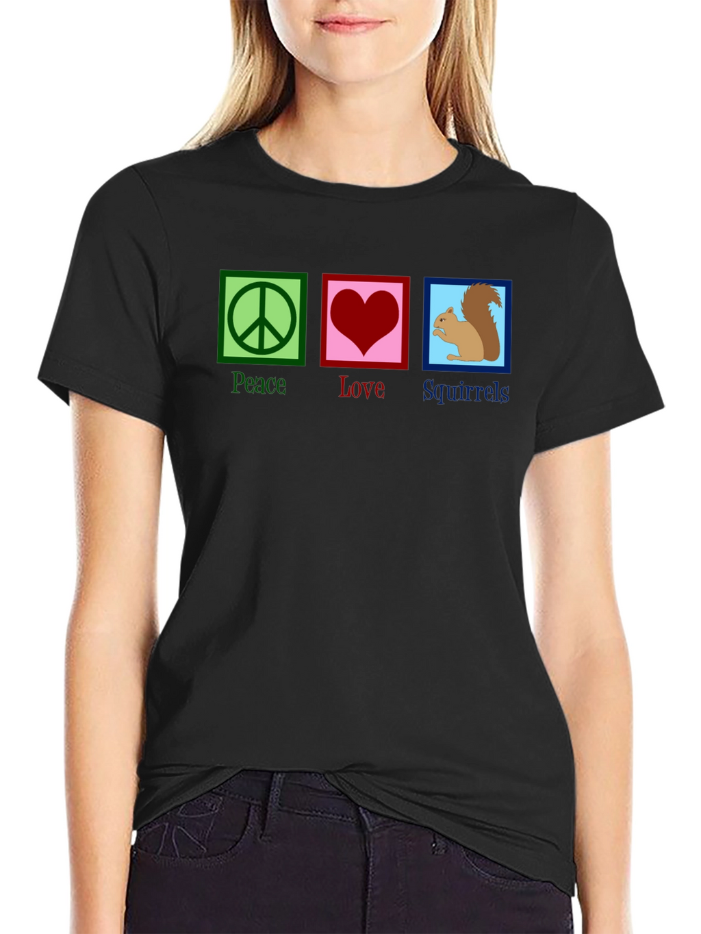 Peace Love Squirrels T-Shirt