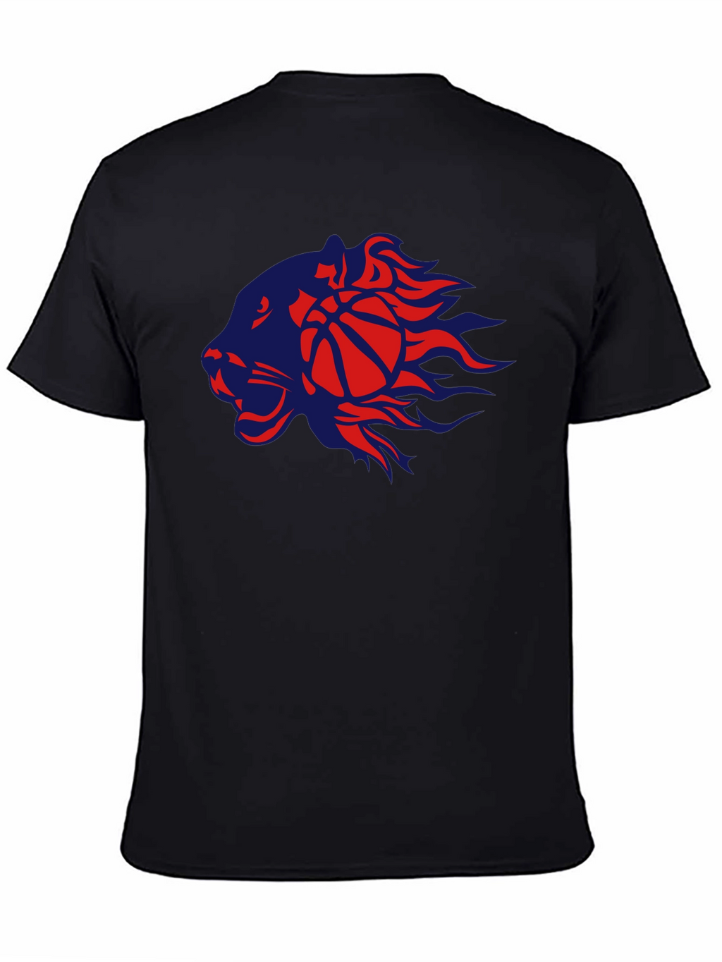 Basketball Lion Graphic T-Shirt