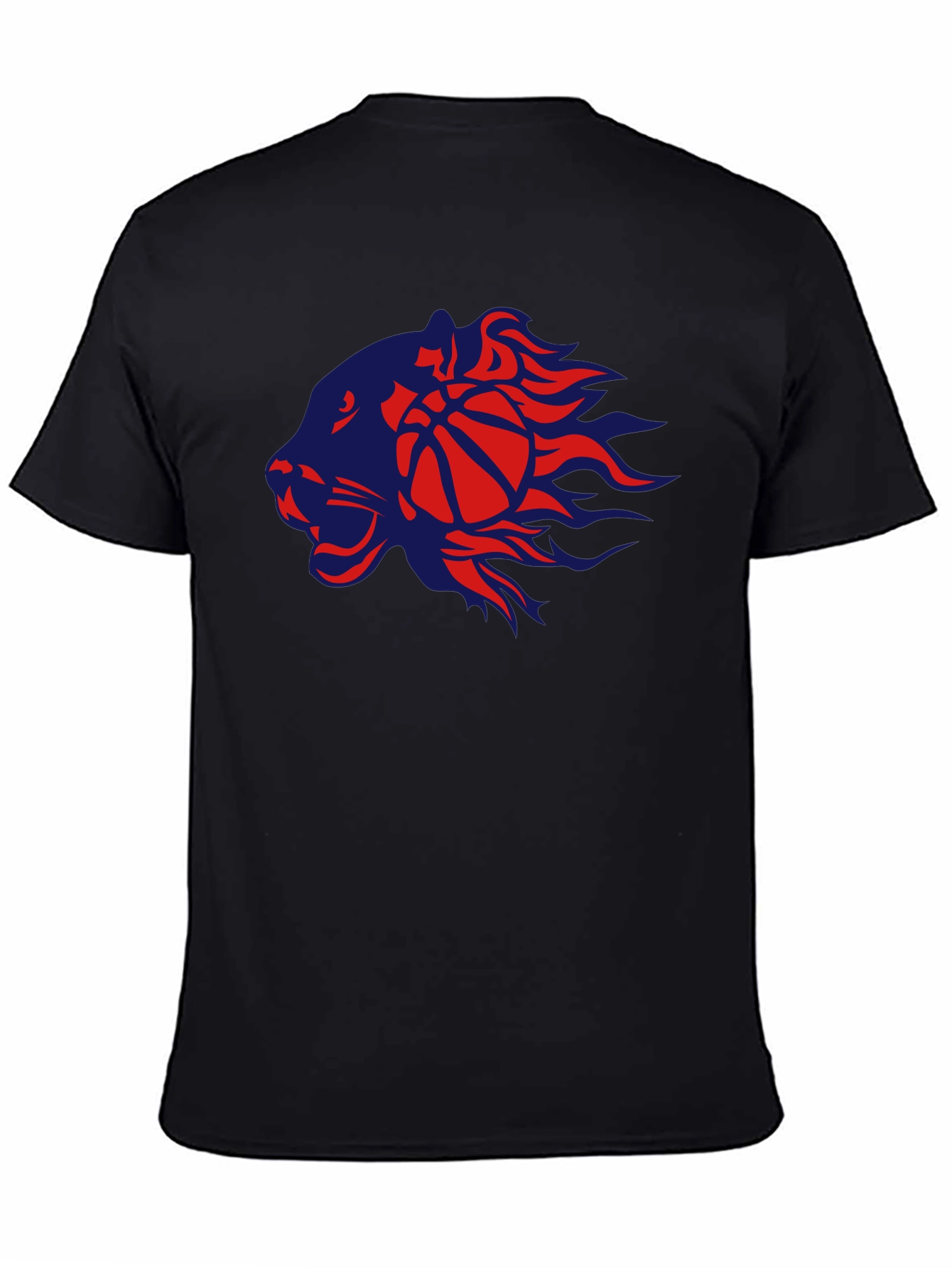 Basketball Lion Graphic T-Shirt