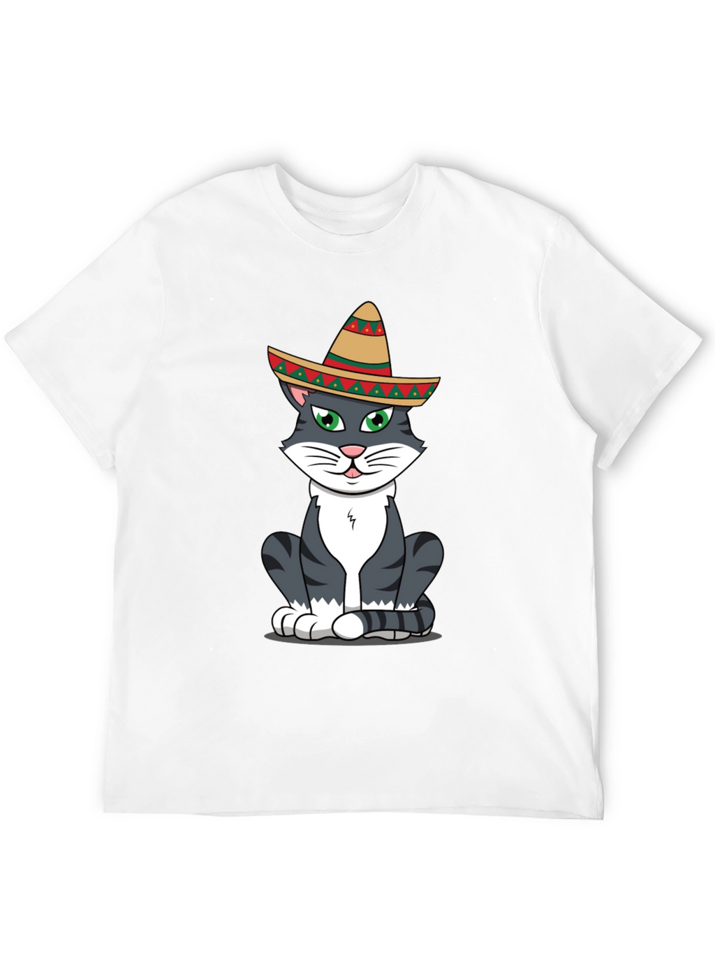 Cat in Sombrero Graphic Tee
