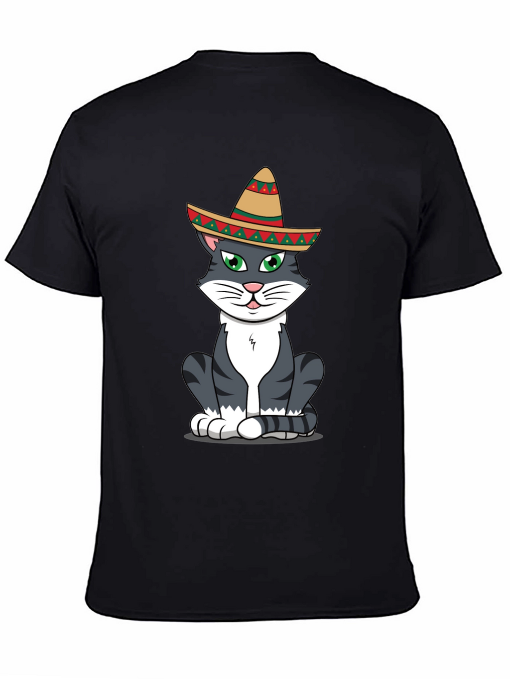 Cat in Sombrero Graphic Tee