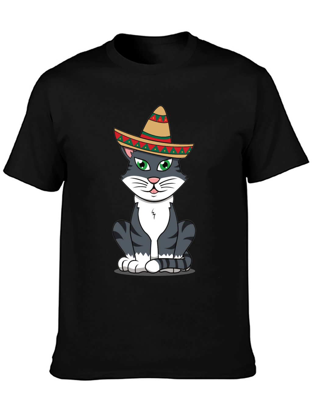 Cat in Sombrero Graphic Tee