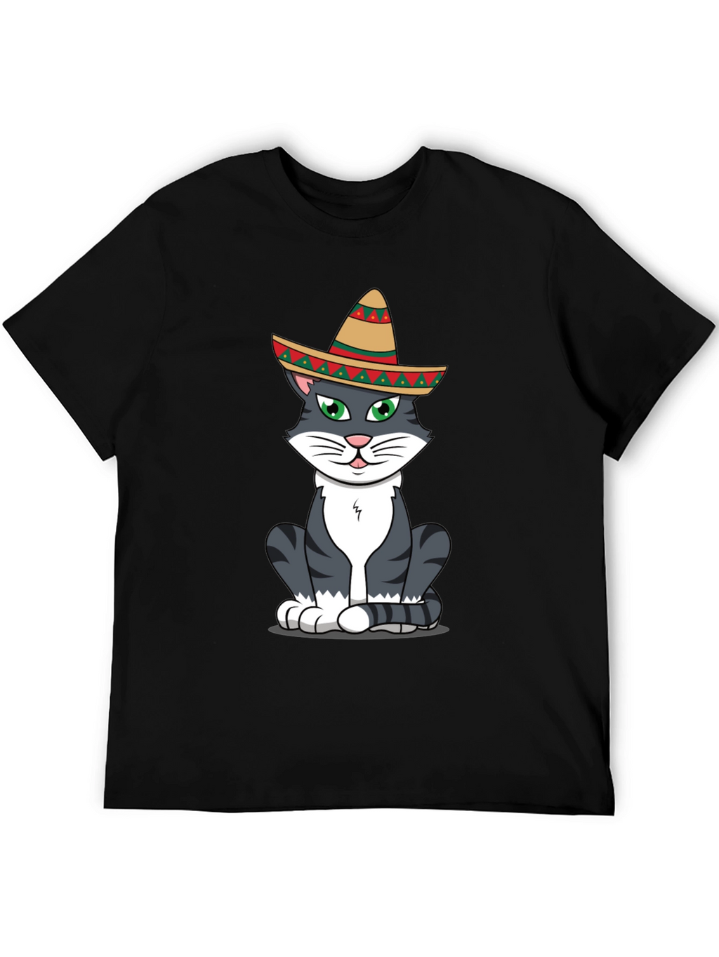 Cat in Sombrero Graphic Tee