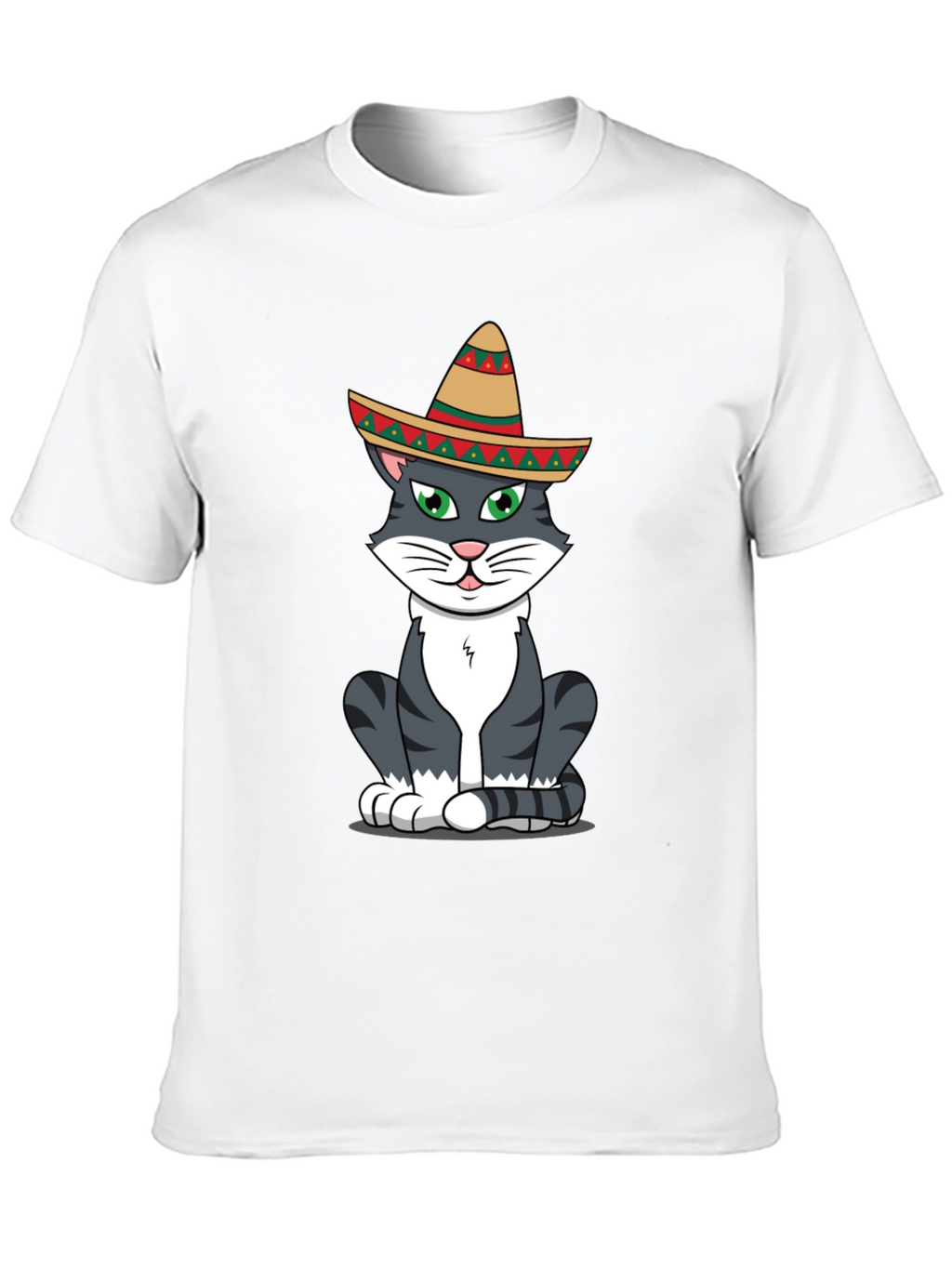 Cat in Sombrero Graphic Tee
