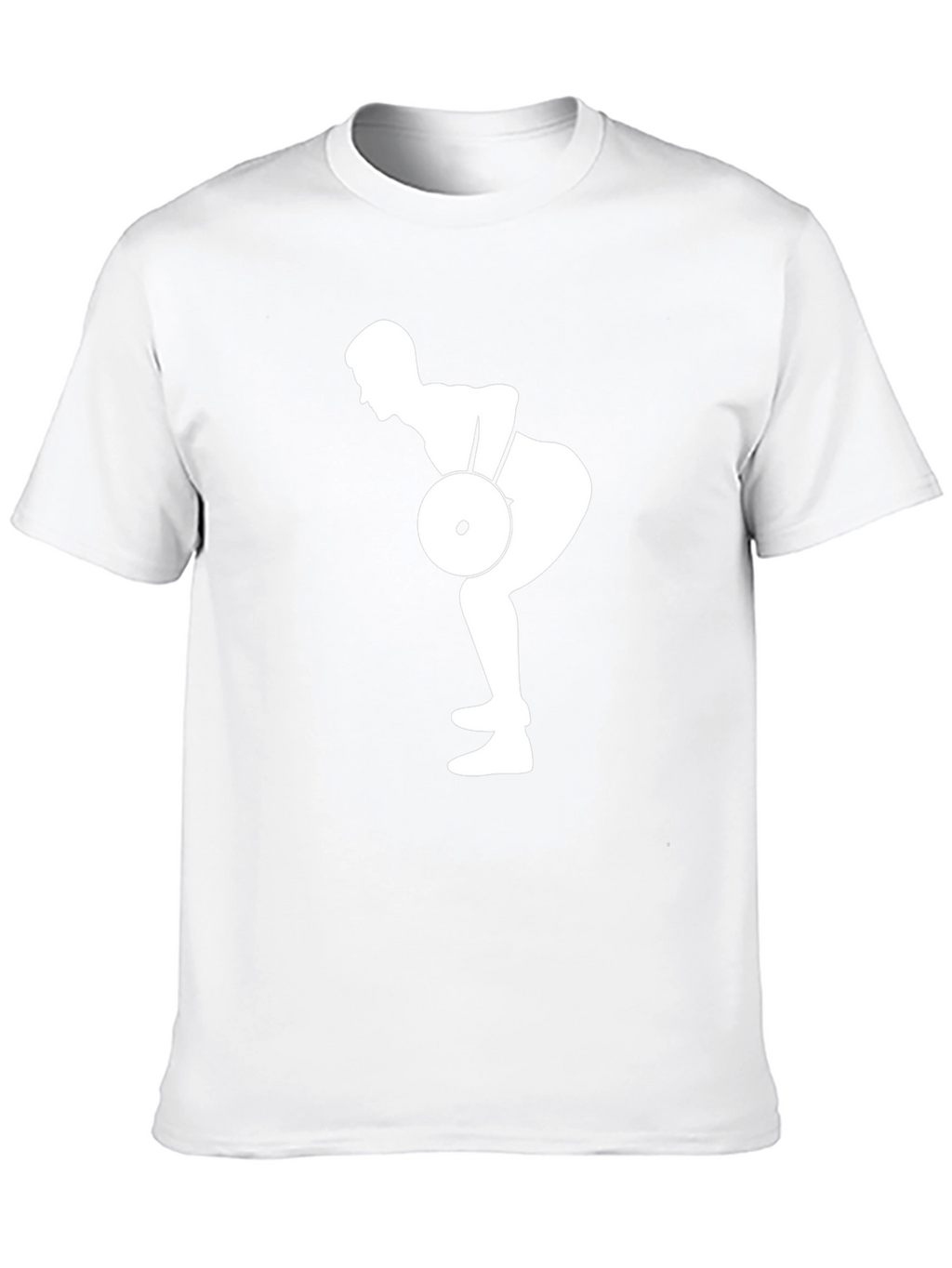 Weightlifting Silhouette Black T-Shirt