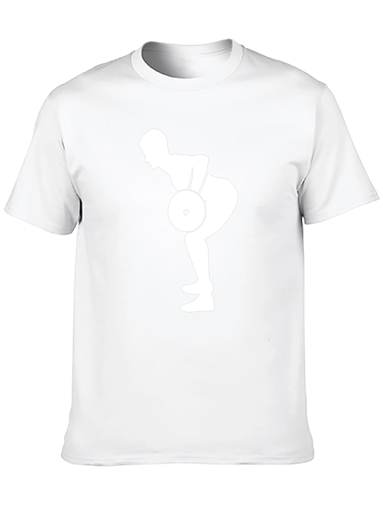 Weightlifting Silhouette Black T-Shirt