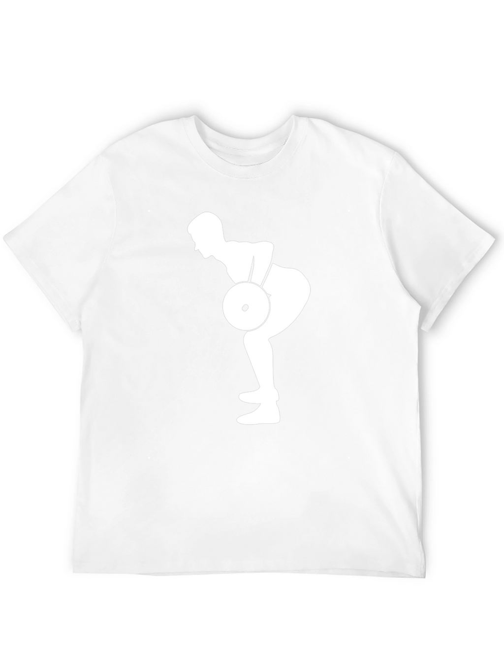 Weightlifting Silhouette Black T-Shirt