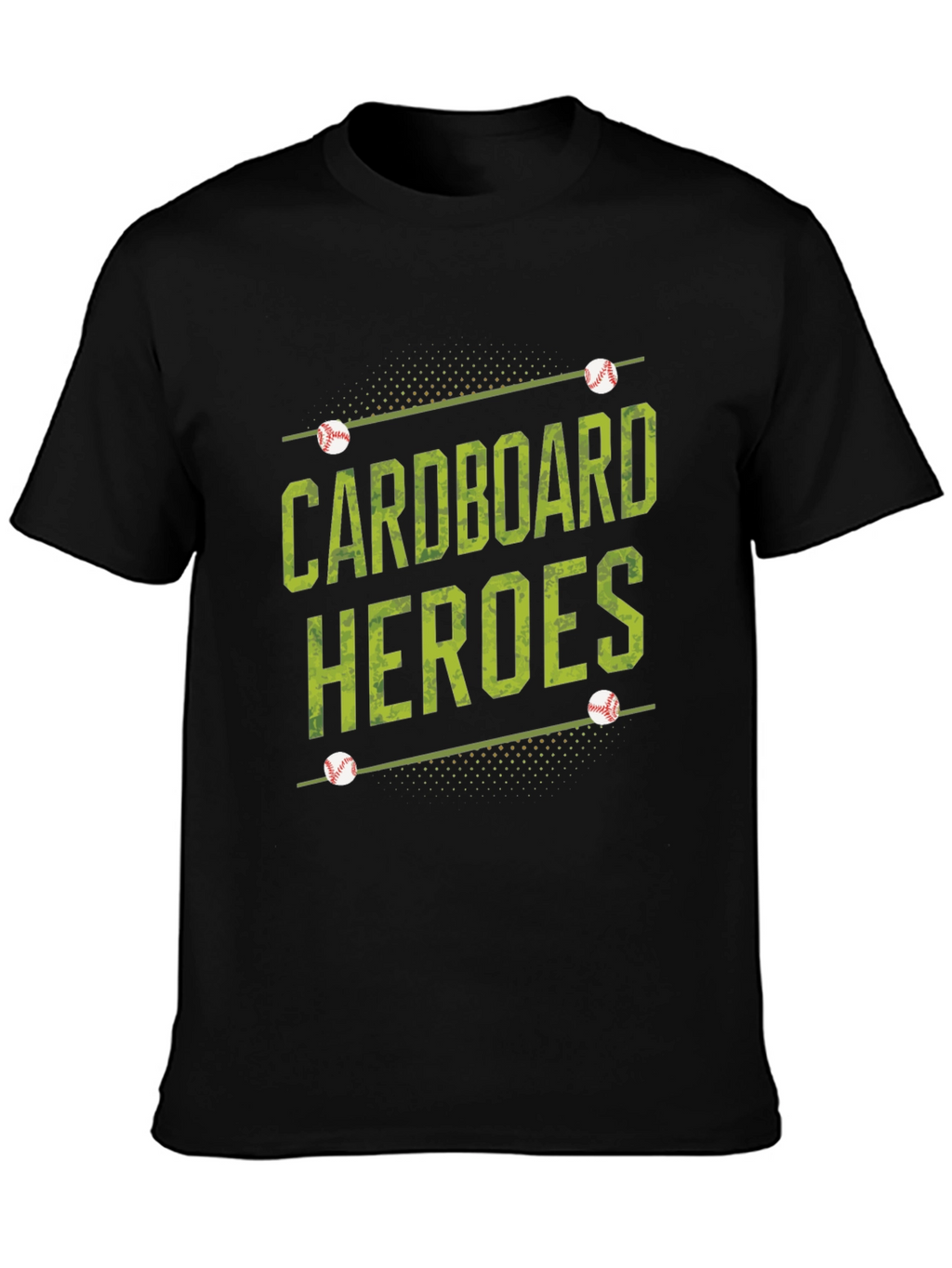 Cardboard Heroes Baseball Graphic T-Shirt