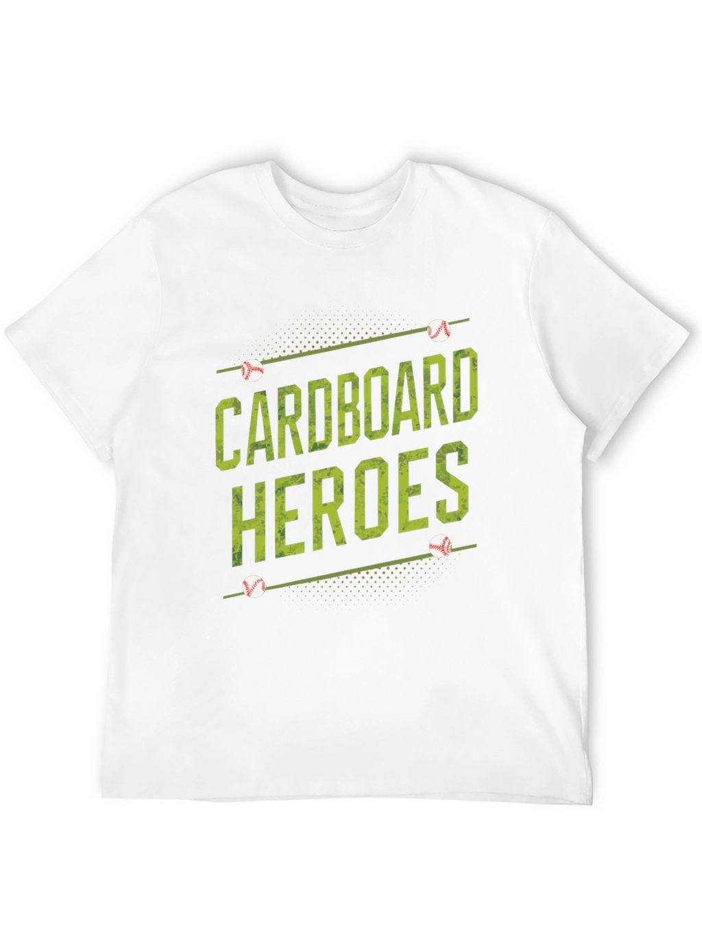 Cardboard Heroes Baseball Graphic T-Shirt