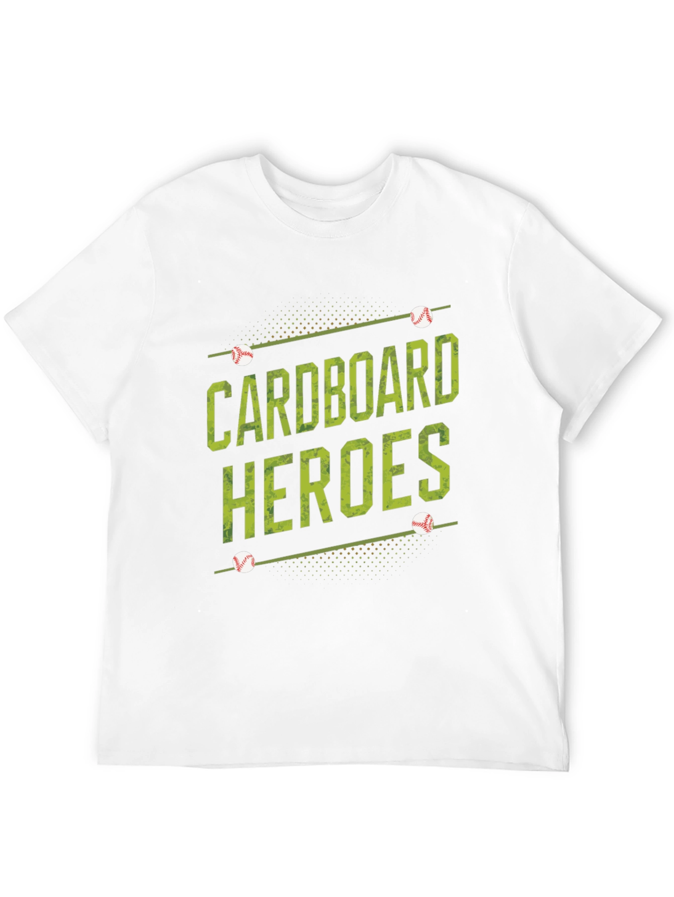Cardboard Heroes Baseball Graphic T-Shirt