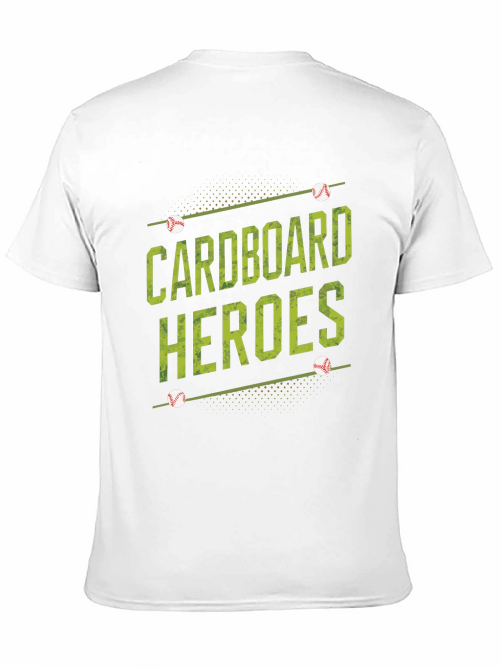 Cardboard Heroes Baseball Graphic T-Shirt