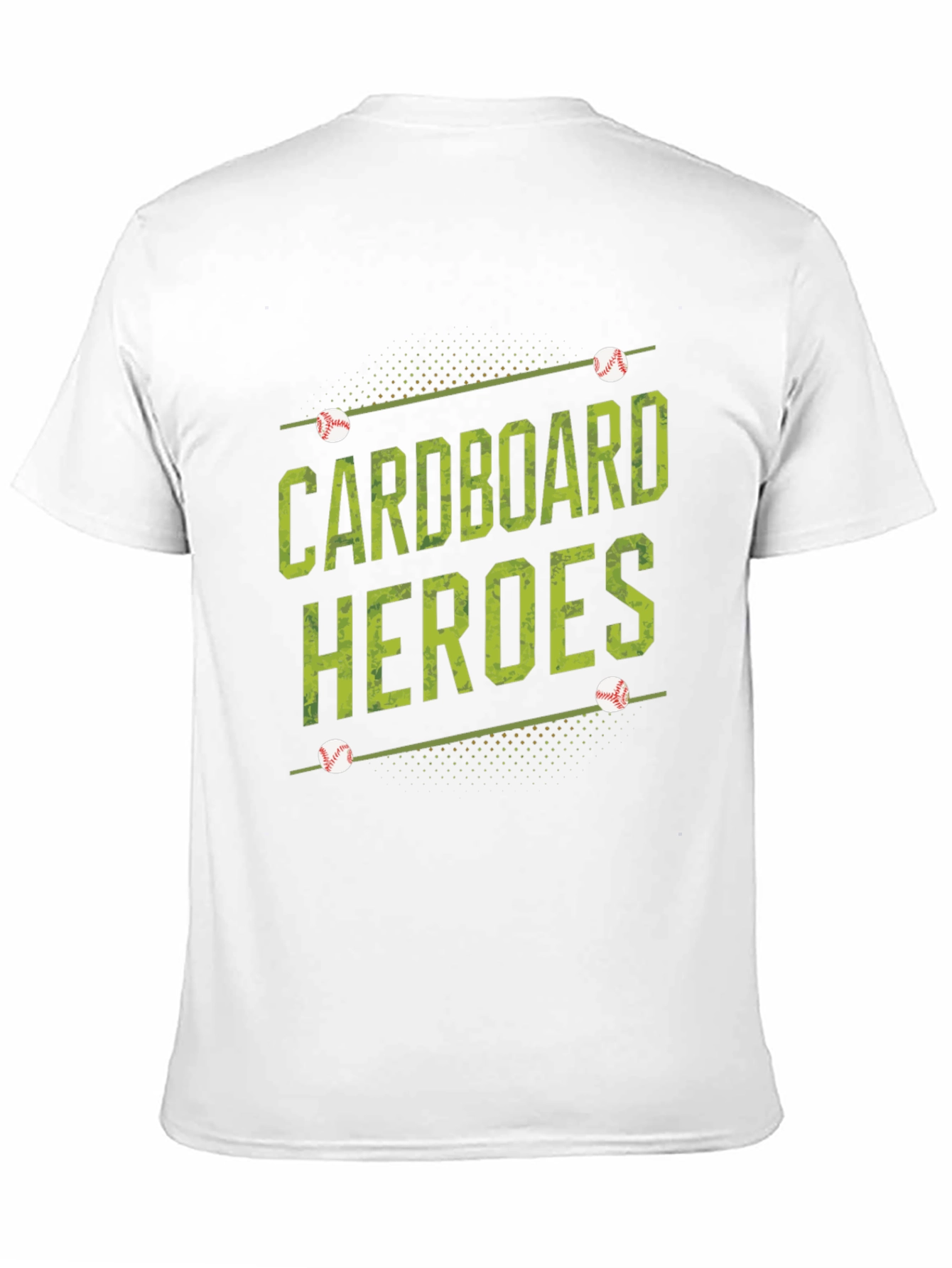 Cardboard Heroes Baseball Graphic T-Shirt