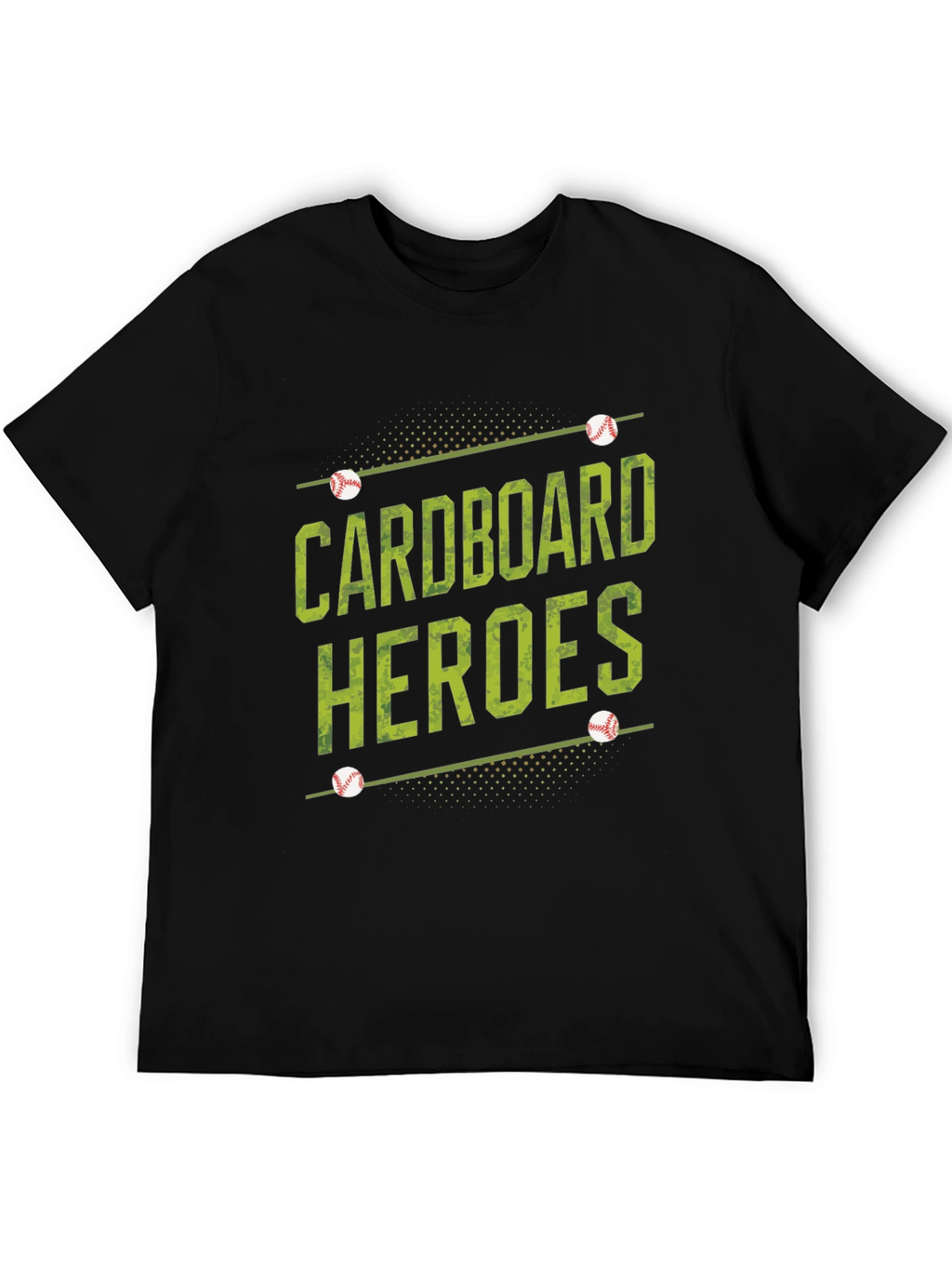 Cardboard Heroes Baseball Graphic T-Shirt