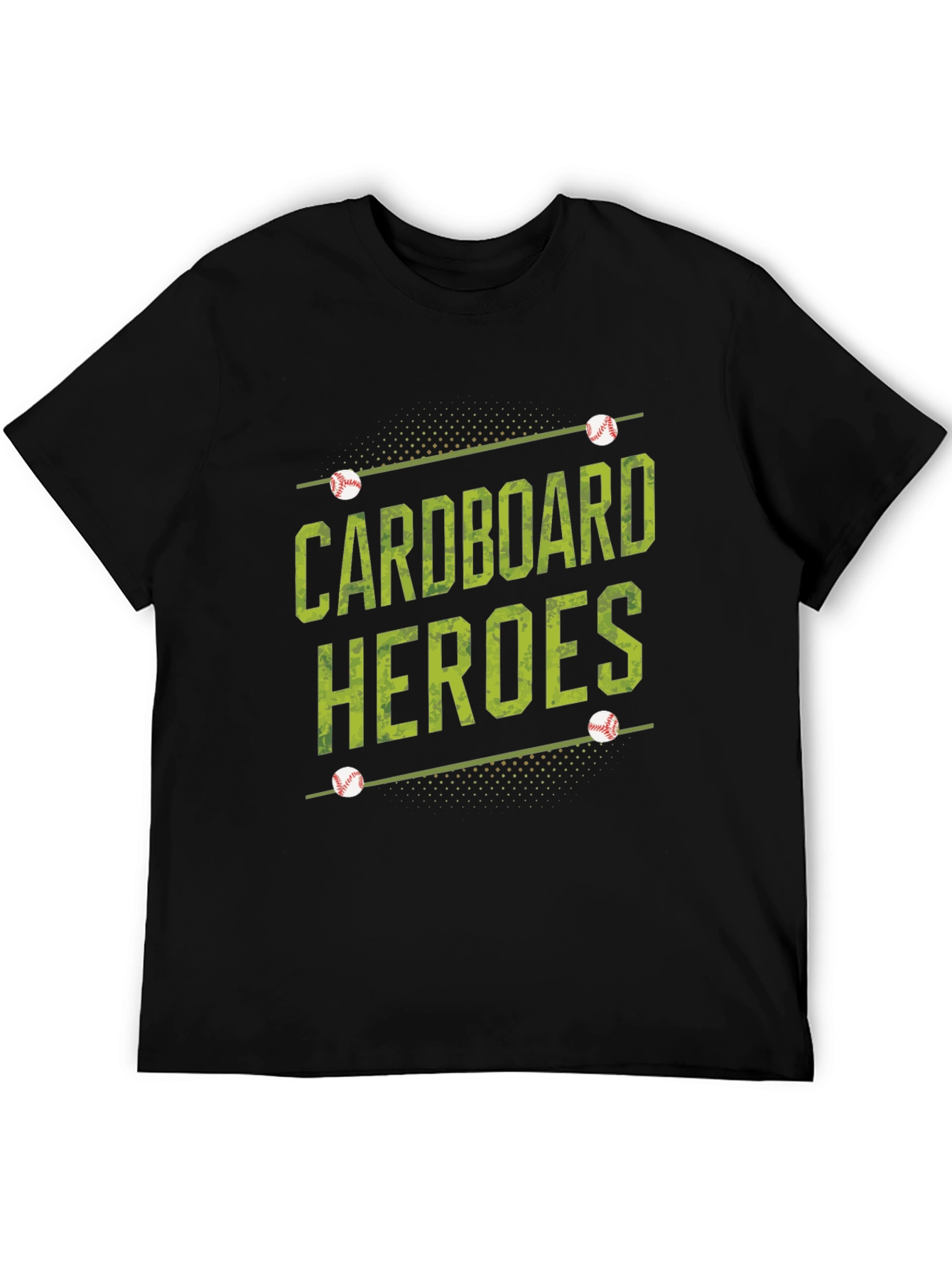 Cardboard Heroes Baseball Graphic T-Shirt