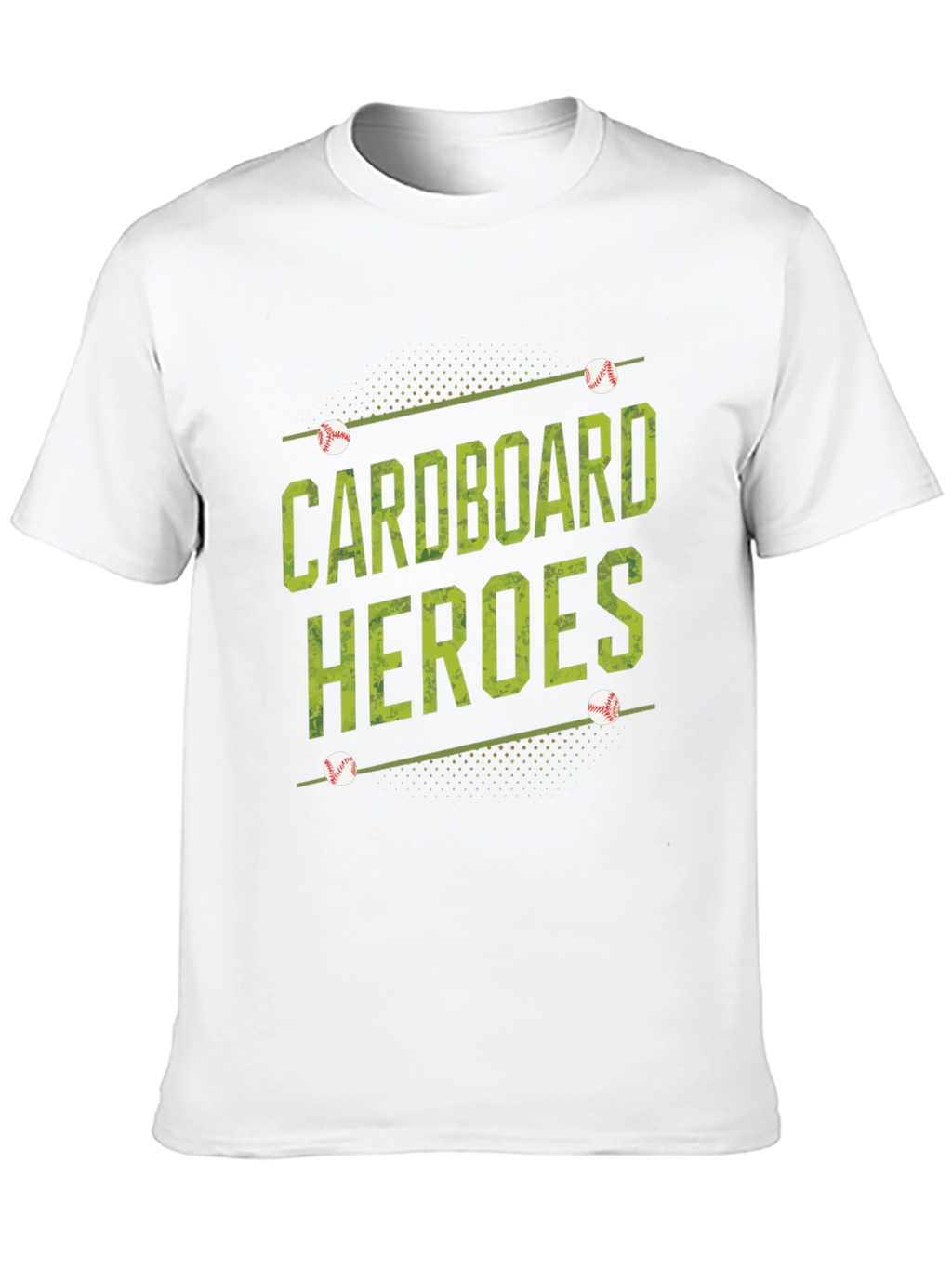 Cardboard Heroes Baseball Graphic T-Shirt