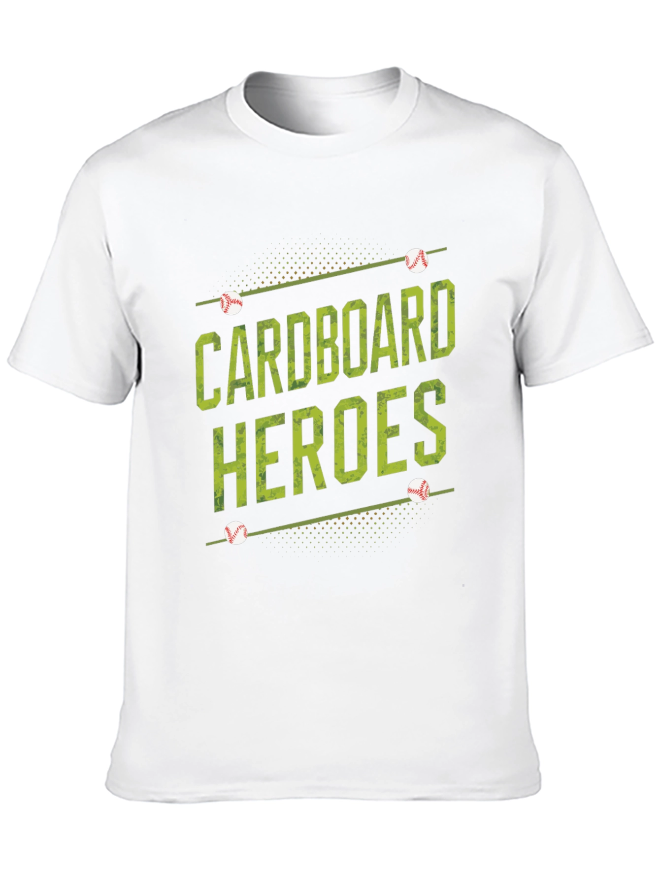 Cardboard Heroes Baseball Graphic T-Shirt