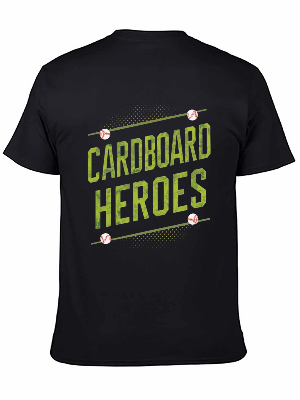 Cardboard Heroes Baseball Graphic T-Shirt