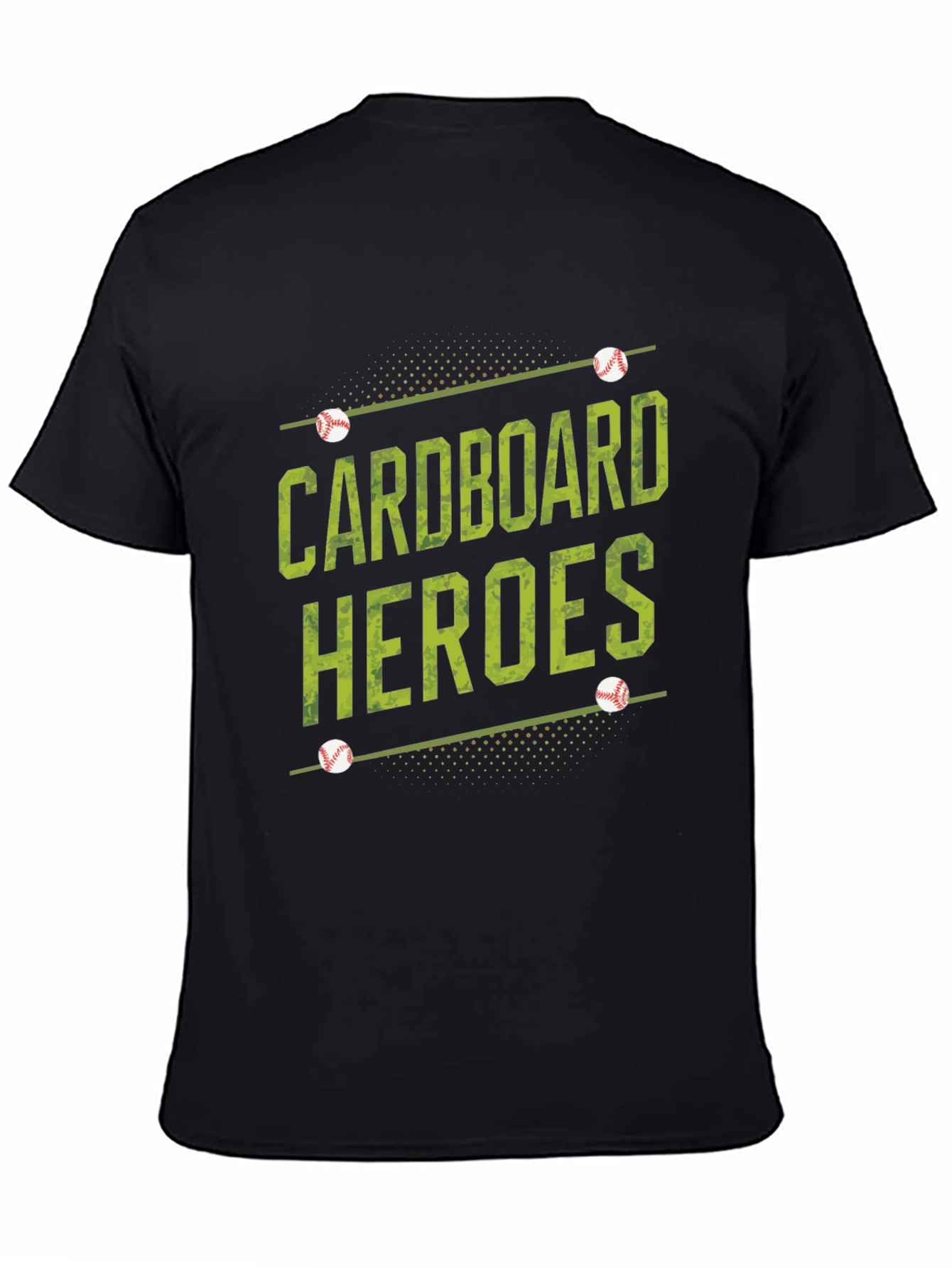 Cardboard Heroes Baseball Graphic T-Shirt