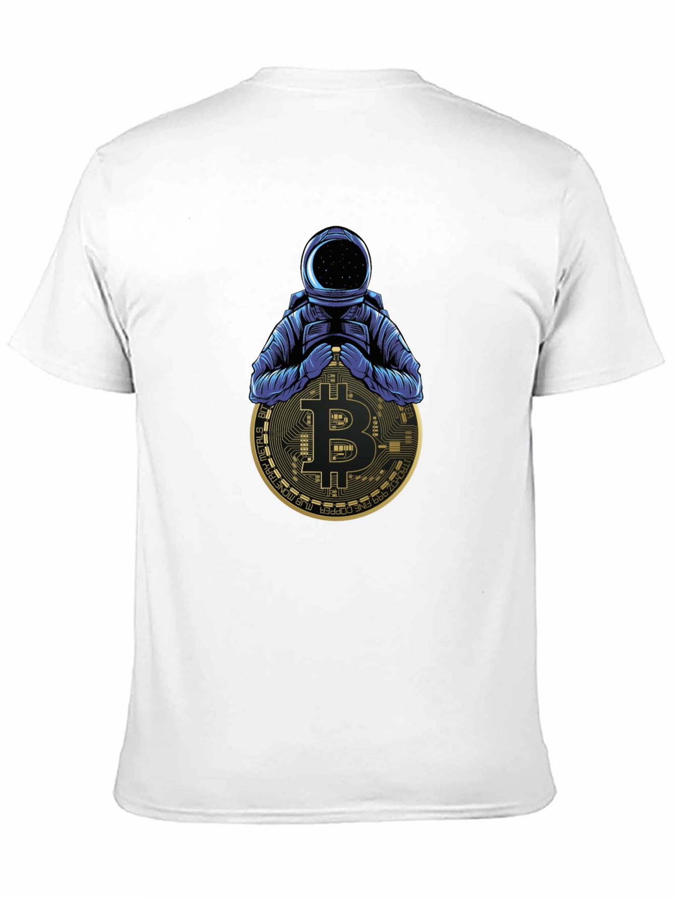 Bitcoin Astronaut Black T-Shirt