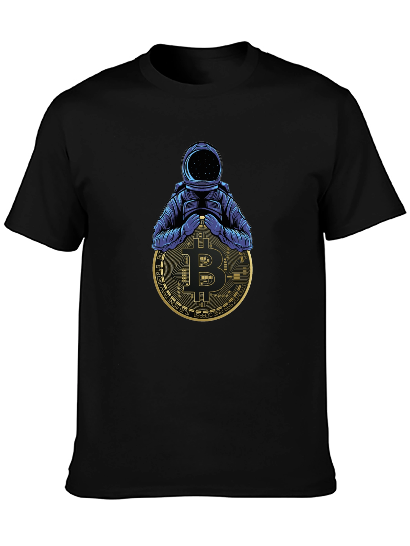 Bitcoin Astronaut Black T-Shirt