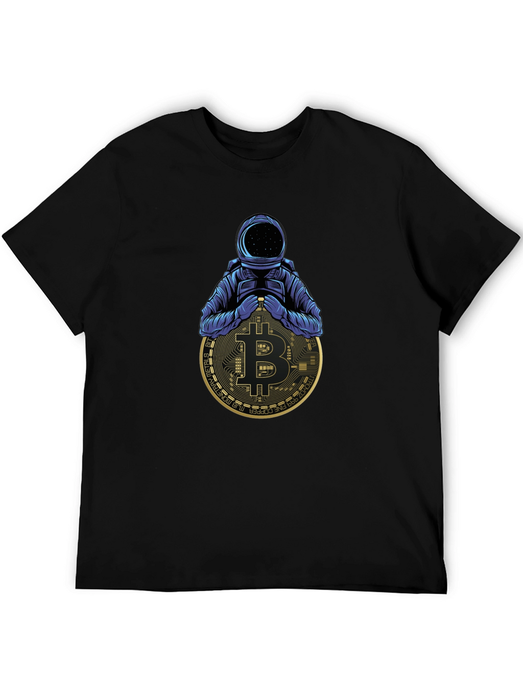 Bitcoin Astronaut Black T-Shirt