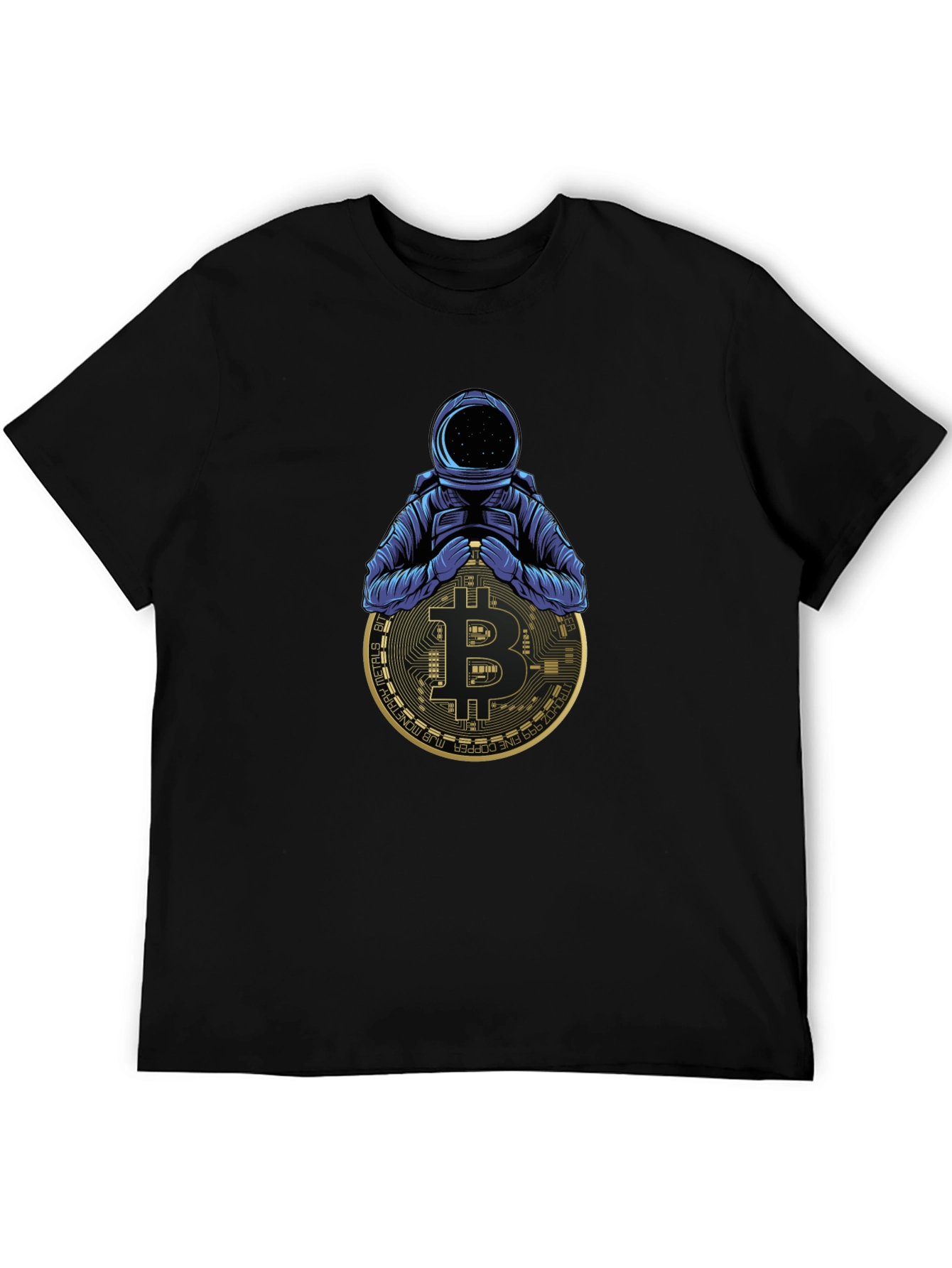 Bitcoin Astronaut Black T-Shirt