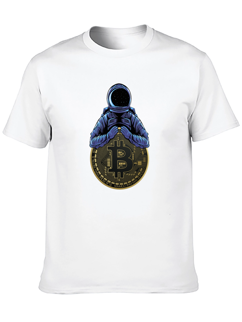 Bitcoin Astronaut Black T-Shirt