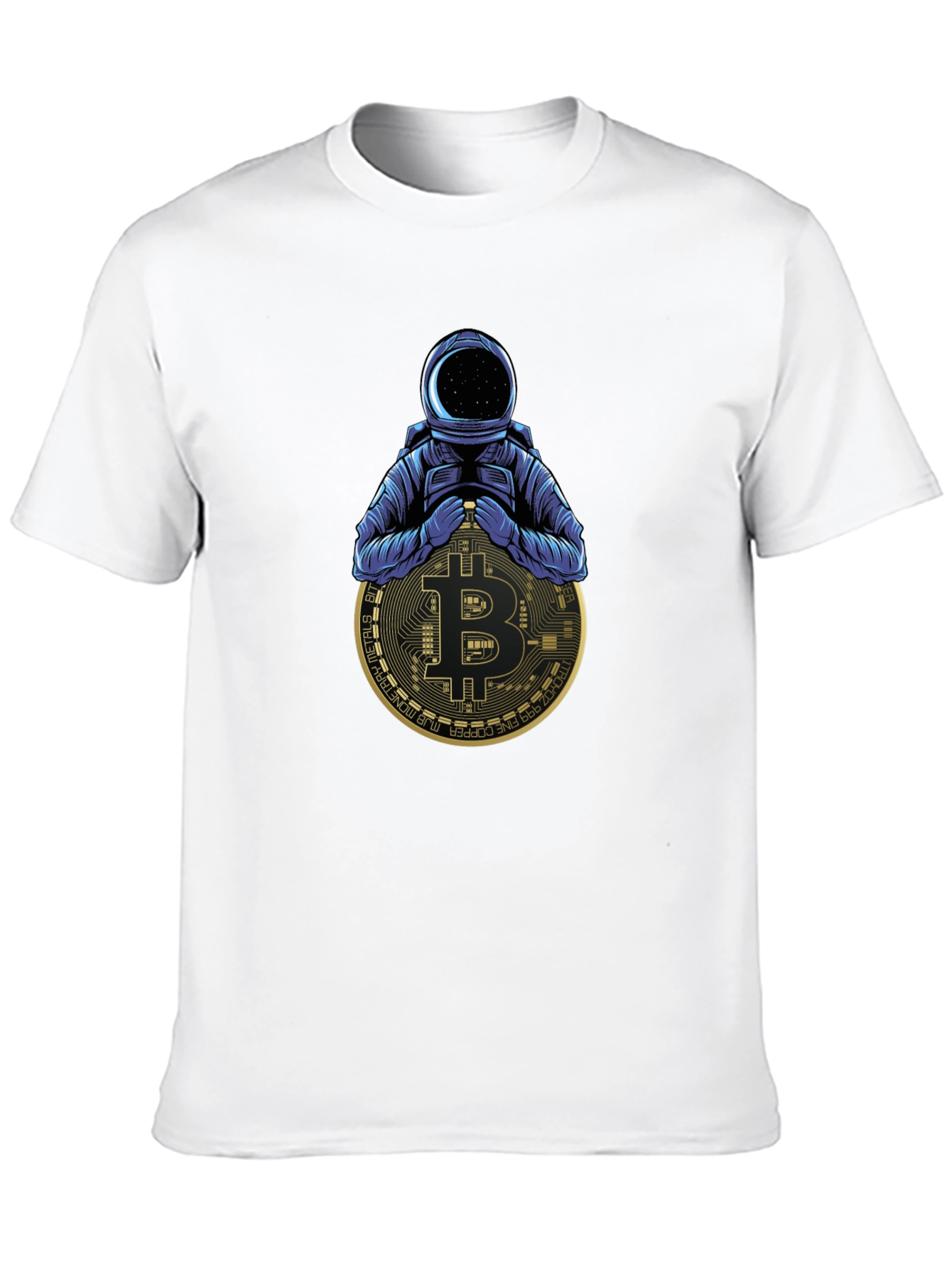 Bitcoin Astronaut Black T-Shirt