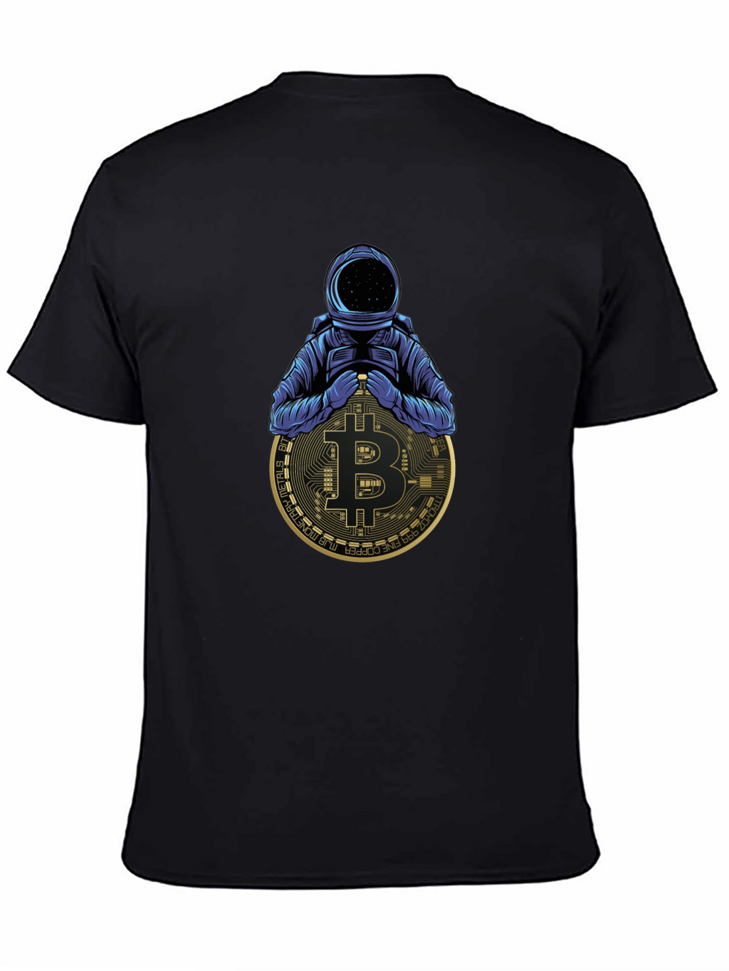 Bitcoin Astronaut Black T-Shirt