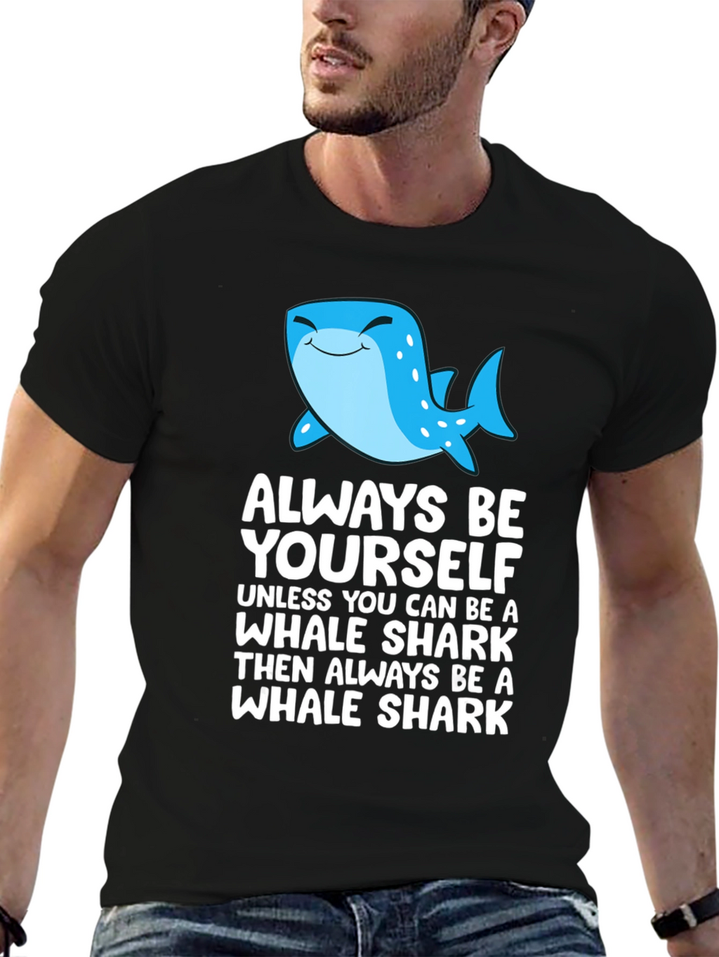 Whale Shark Graphic T-Shirt - Always Be Yourself Tee