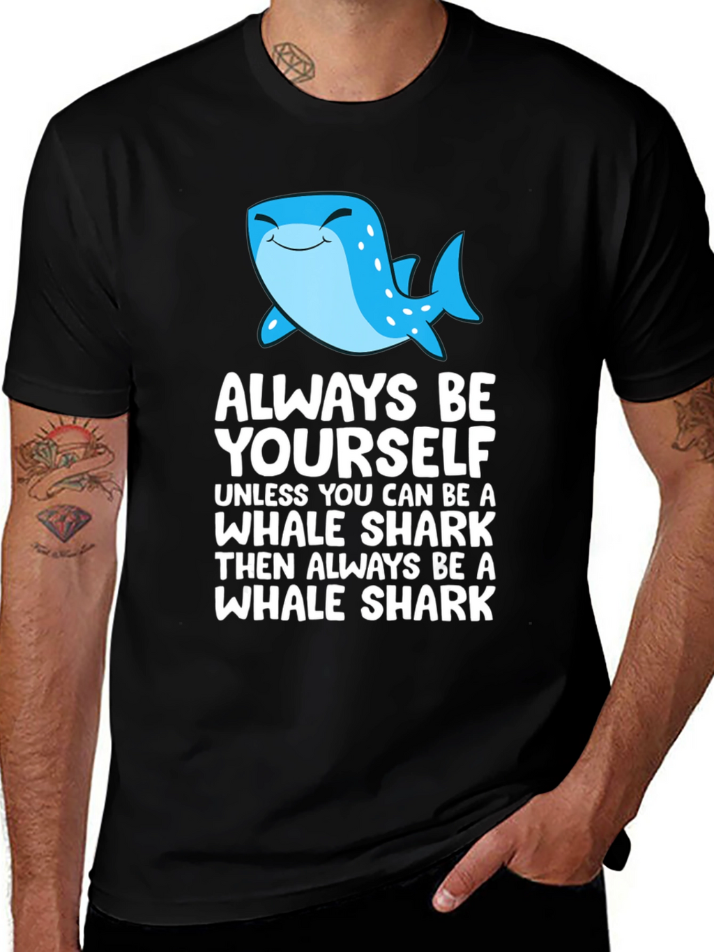 Whale Shark Graphic T-Shirt - Always Be Yourself Tee
