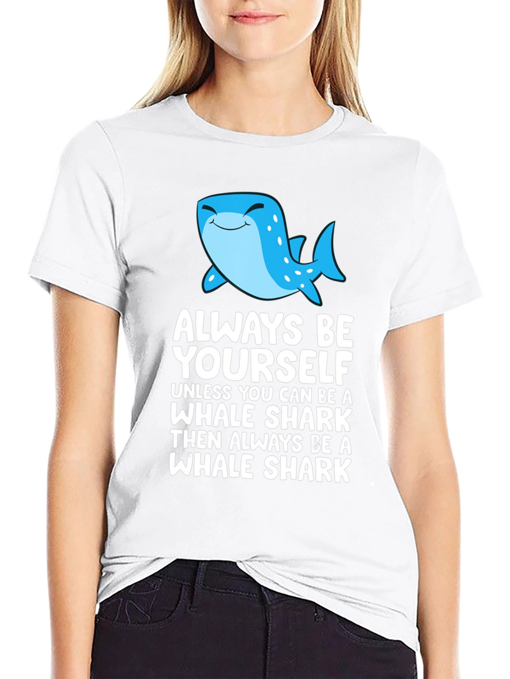 Whale Shark Graphic T-Shirt - Always Be Yourself Tee