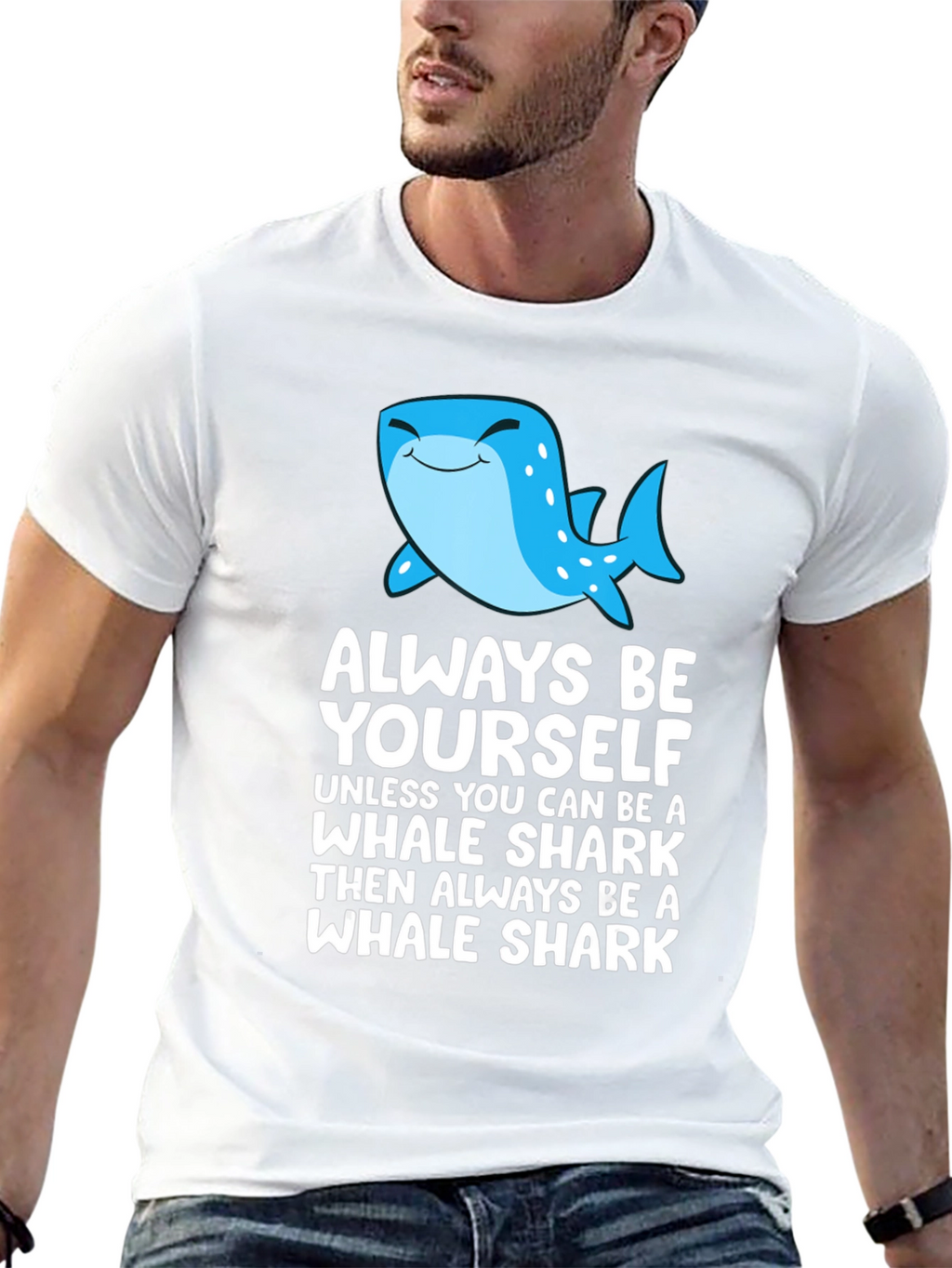 Whale Shark Graphic T-Shirt - Always Be Yourself Tee