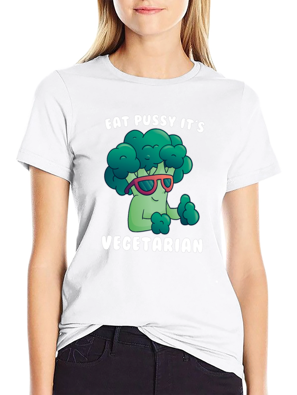 Eat Pussy Its Vegetarian Graphic Tee