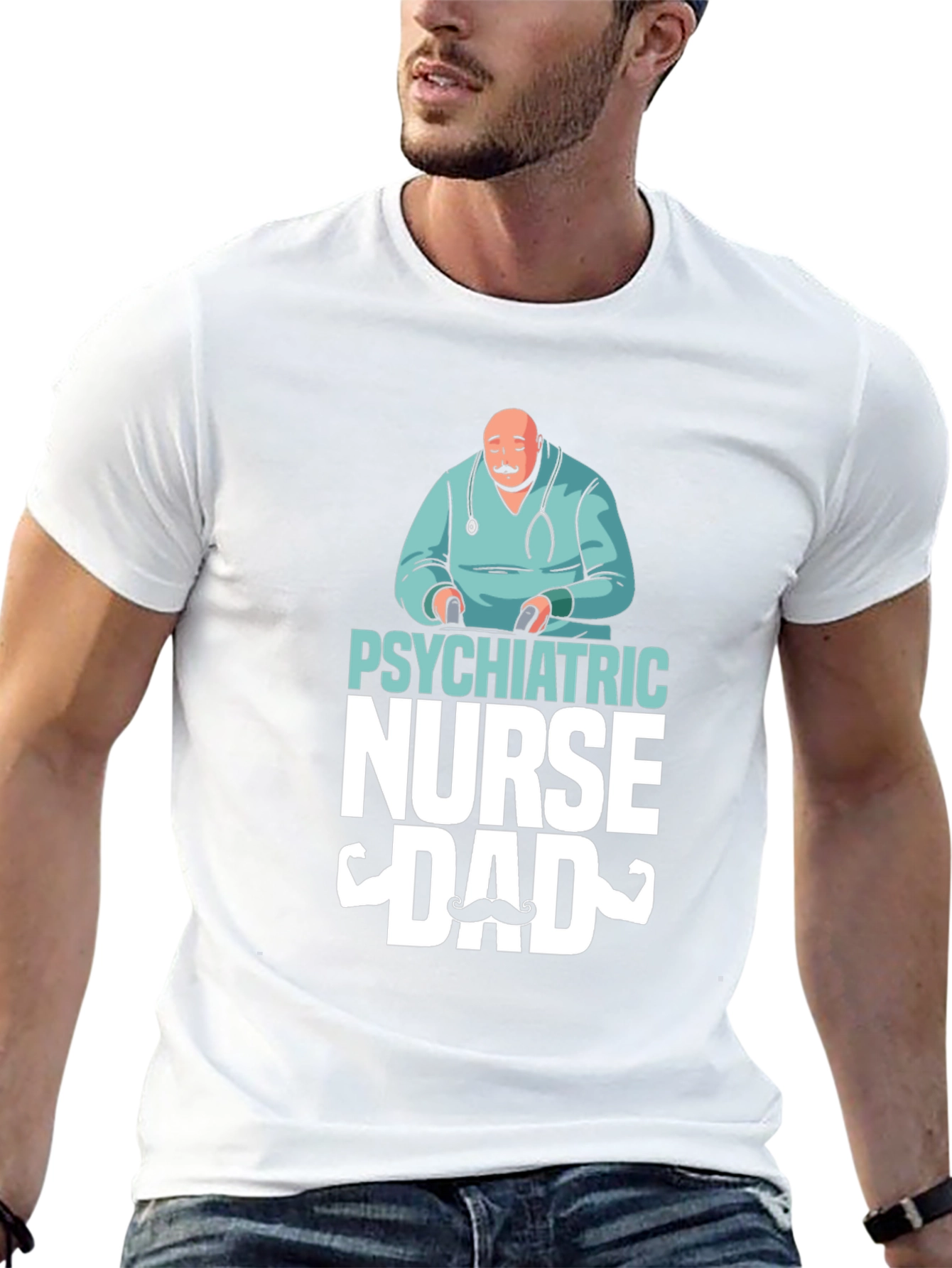 Psychiatric Nurse Dad T-Shirt
