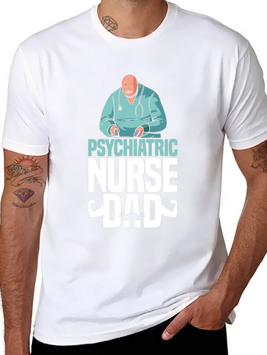 Psychiatric Nurse Dad T-Shirt
