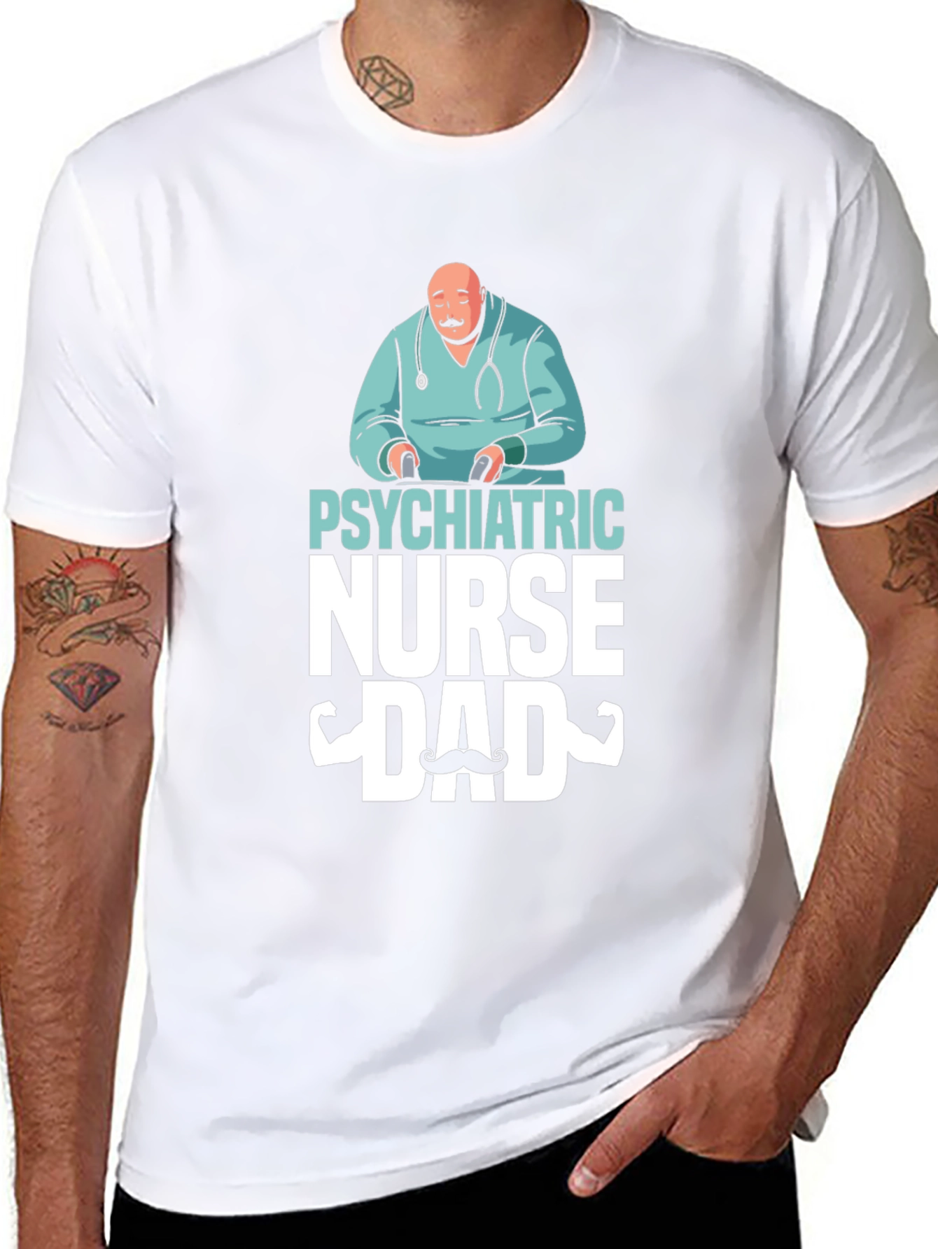 Psychiatric Nurse Dad T-Shirt