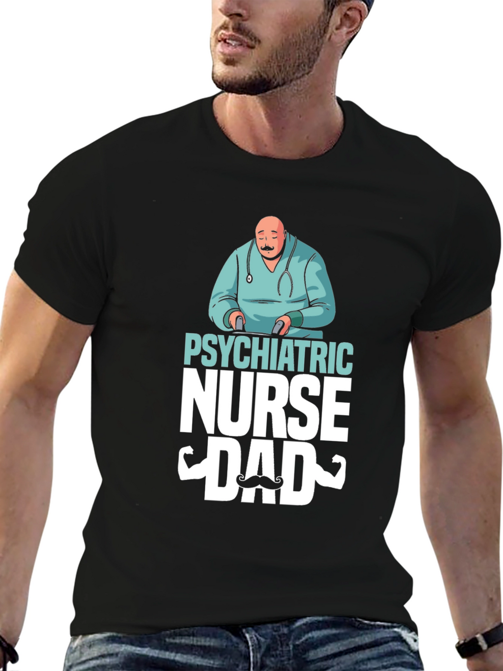 Psychiatric Nurse Dad T-Shirt