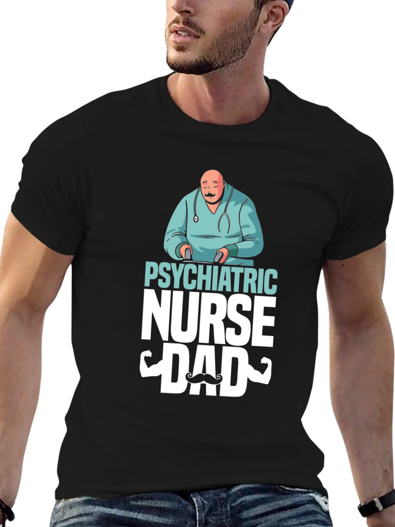 Psychiatric Nurse Dad T-Shirt