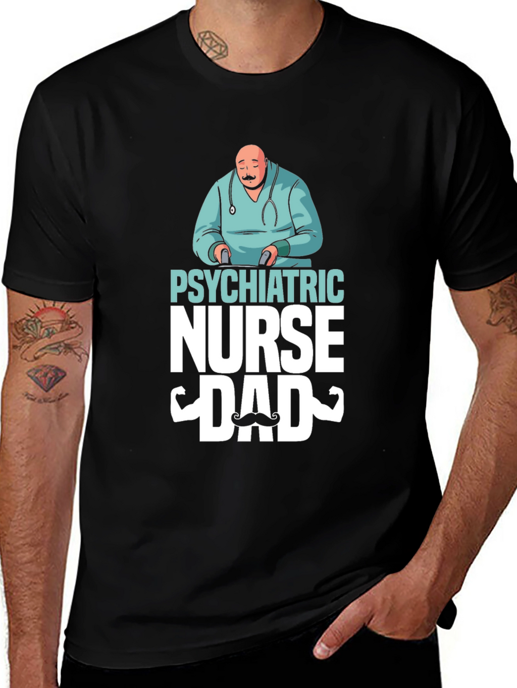 Psychiatric Nurse Dad T-Shirt