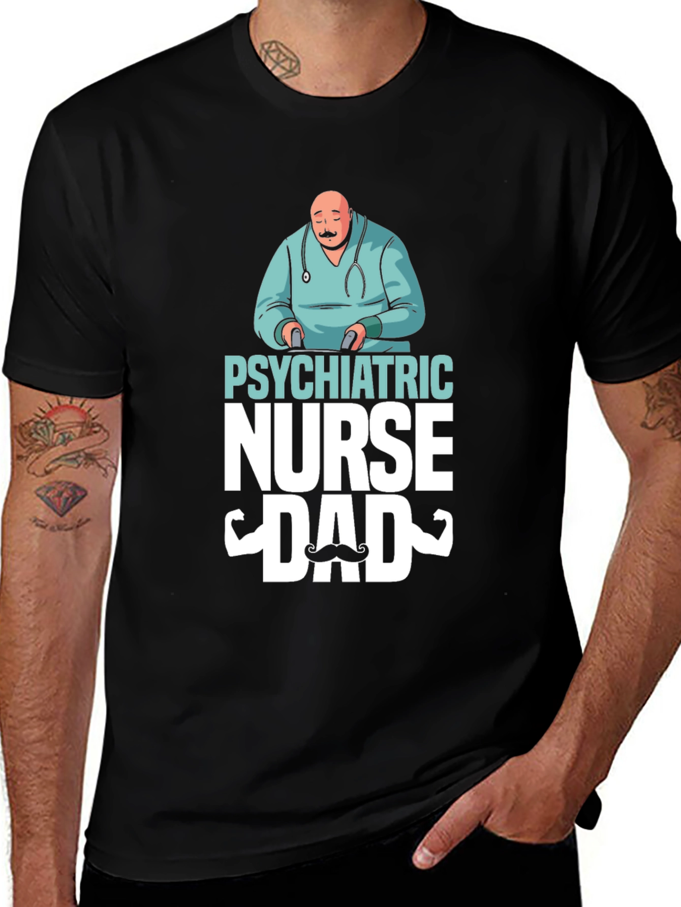 Psychiatric Nurse Dad T-Shirt