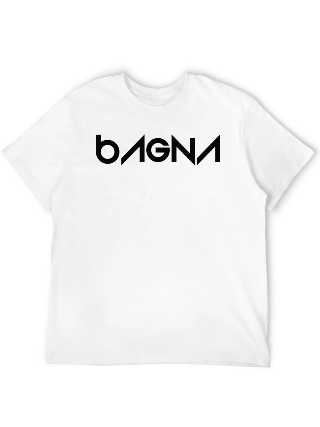Bagna Black T-Shirt - Modern Minimalist Design