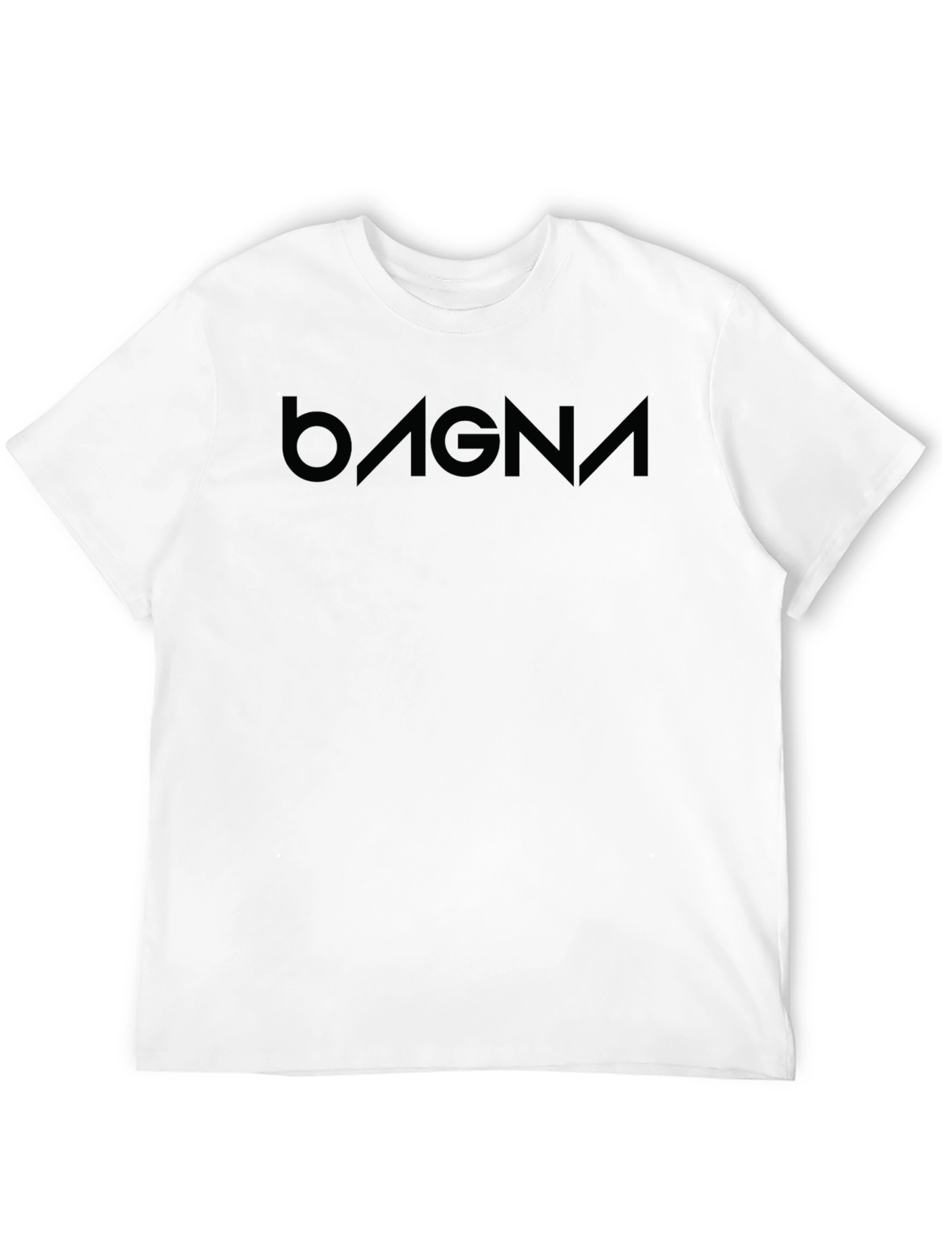 Bagna Black T-Shirt - Modern Minimalist Design