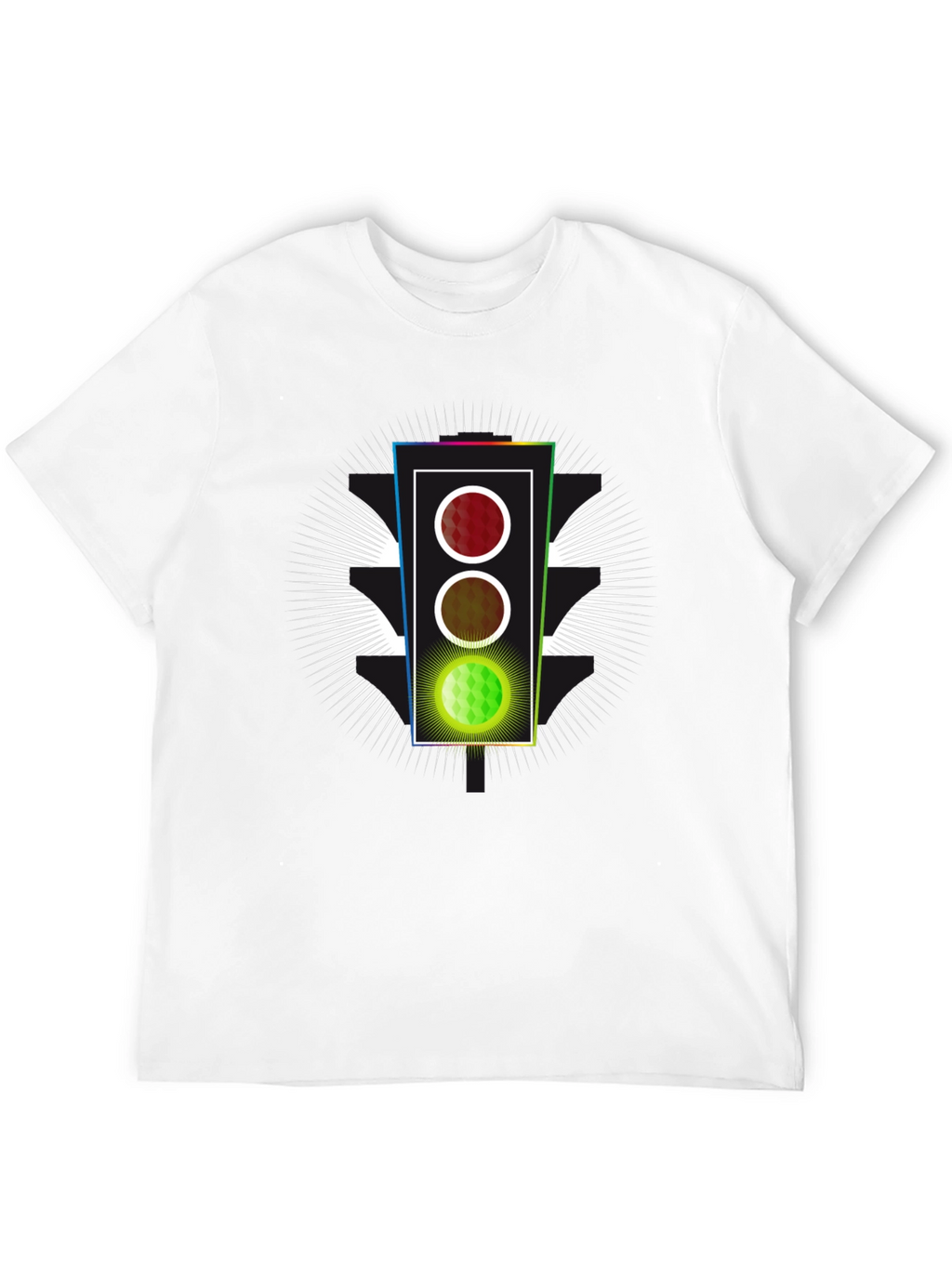 Traffic Light Graphic Tee - Green Means Go!