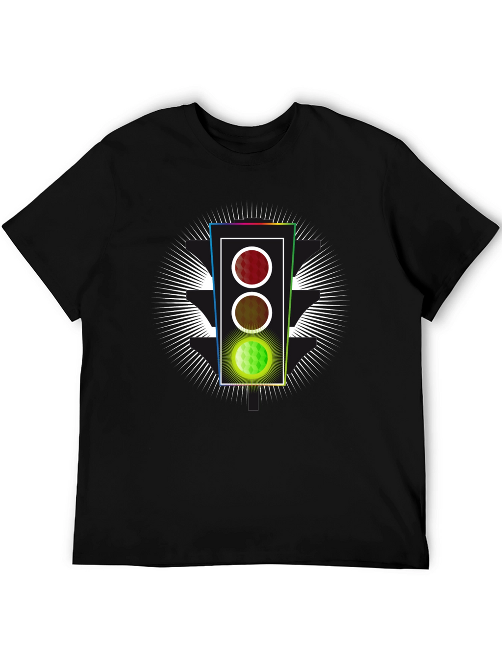Traffic Light Graphic Tee - Green Means Go!